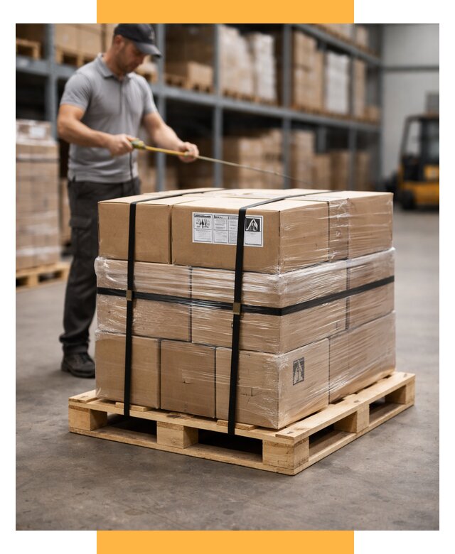Упаковка и паллетирование грузов от 3541 р. | СетСервис-Клн
