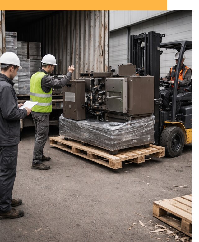 Доставка промышленного оборудования из Европы от 45531