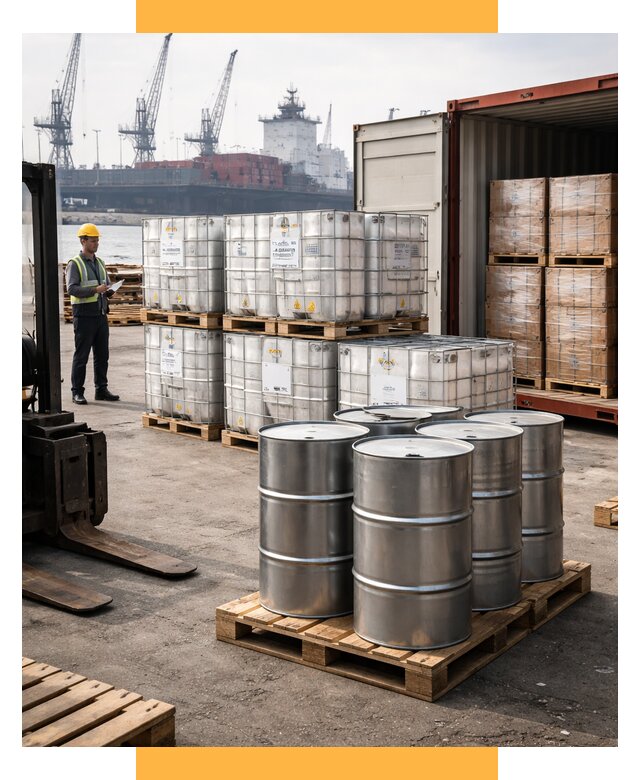 Доставка химического сырья из Индии от 252950 р. | СетСервис-Клн