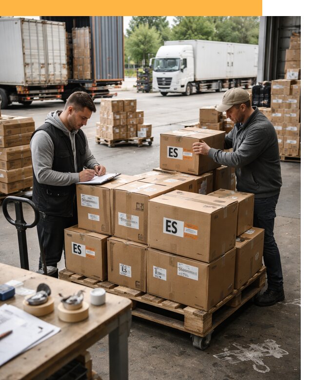 Доставка грузов в Испанию автотранспортом от 35413 руб