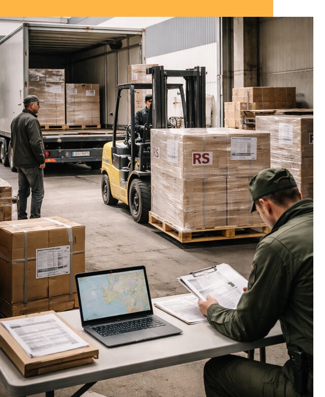 Доставка грузов в Сербию от 45531 руб, международные перевозки