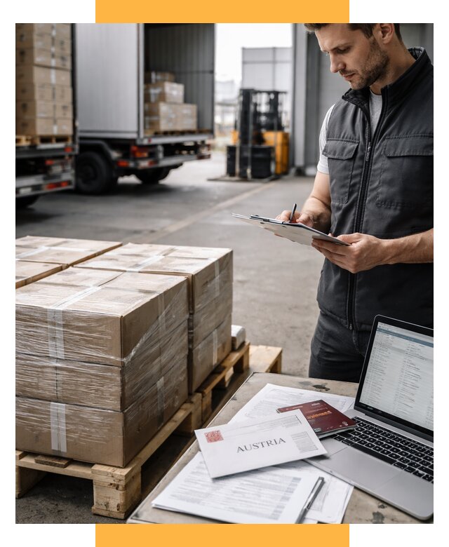 Доставка в Австрию от 65767 р. Логистика и экспорт СетСервис-Клн