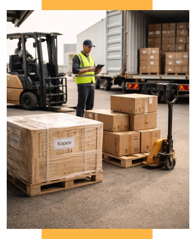 Доставка грузов в Корею из России от 35413 р. | СетСервис-Клн