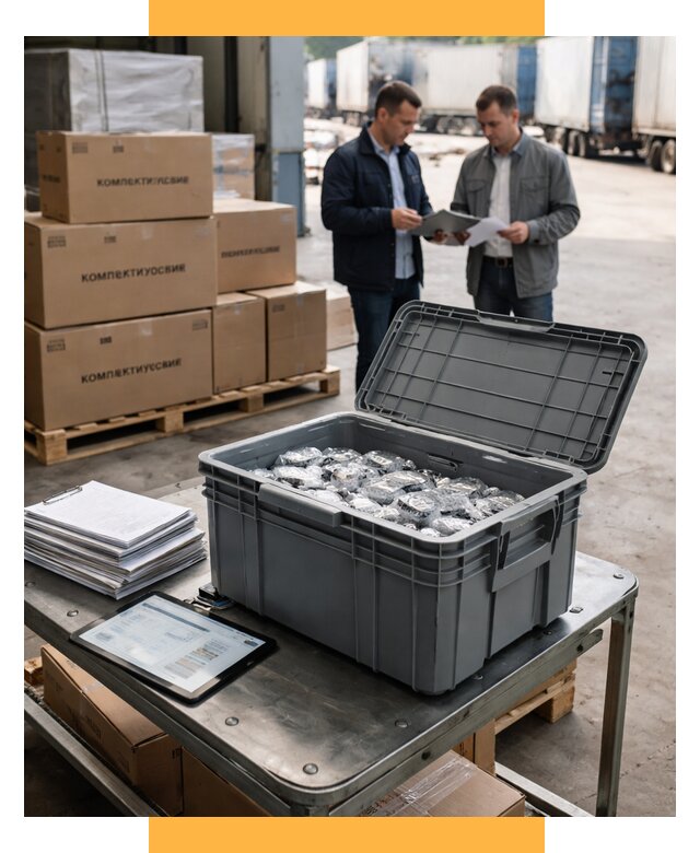 Перевозка комплектующих из Китая от 6577 р. | СетСервис-Клн