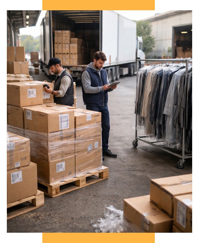 Перевозка и доставка одежды из Китая от 7589 р., СетСервис-Клн