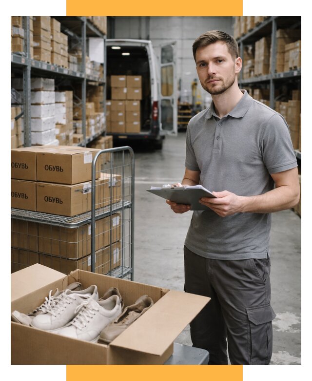 Доставка обуви из Китая и Турции от 4553 р. СетСервис-Клн