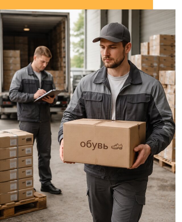 Международная перевозка обуви с таможенным оформлением от 4553