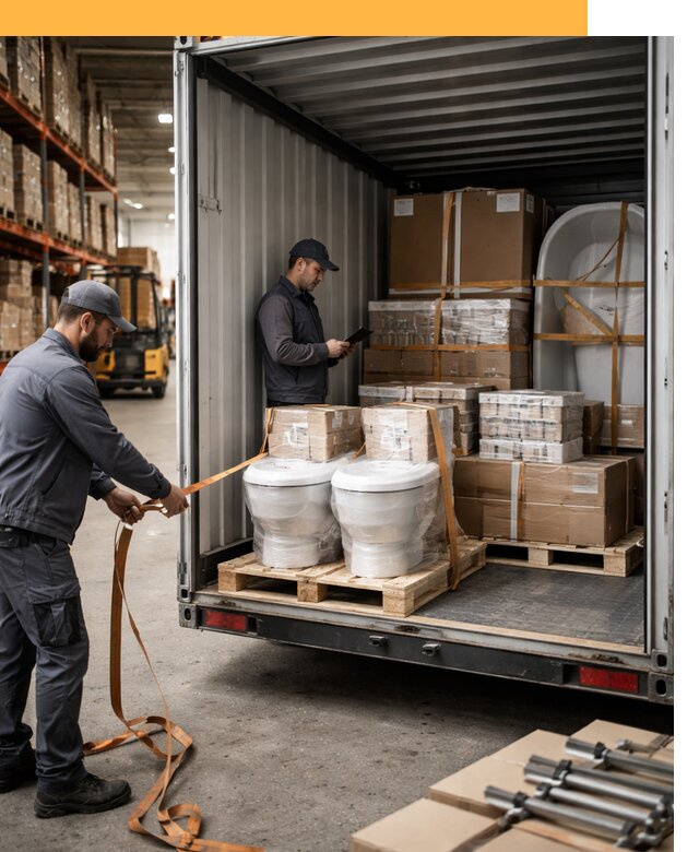 Перевозка сантехнического оборудования по России и миру от 1821