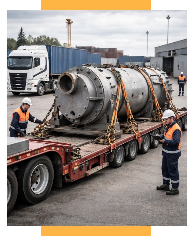 Перевозка тяжеловесных грузов под ключ от 151770 р. | СетСервис-Клн