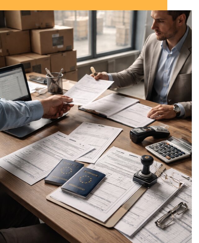 Таможенное оформление грузов из Европы от 8600 руб