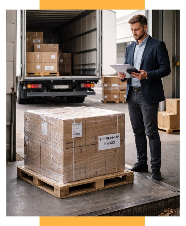 Временный вывоз товаров под ключ от 8094 р. | СетСервис-Клн
