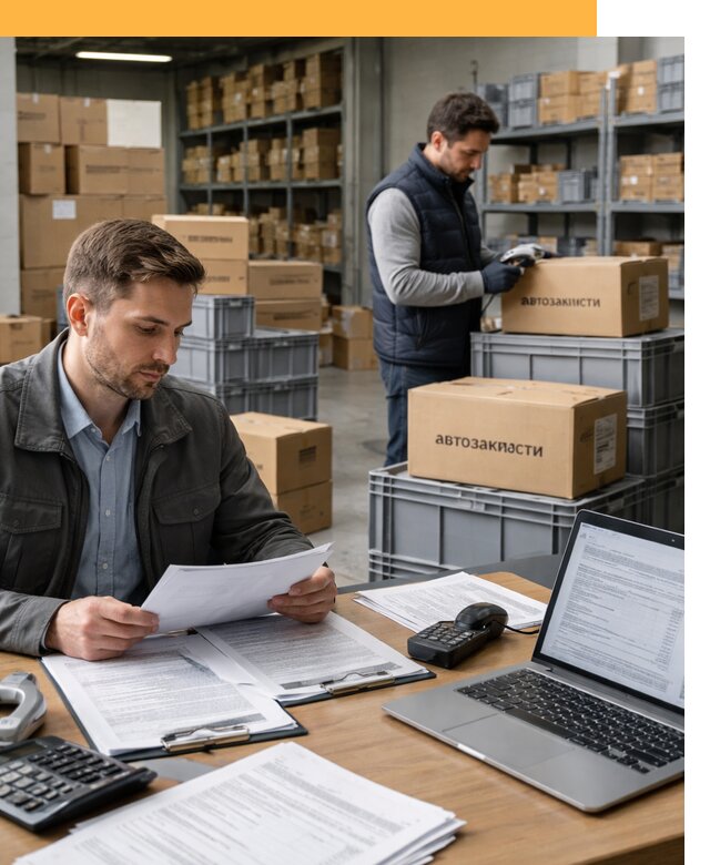 Таможенное оформление автозапчастей по выгодным тарифам от 8600