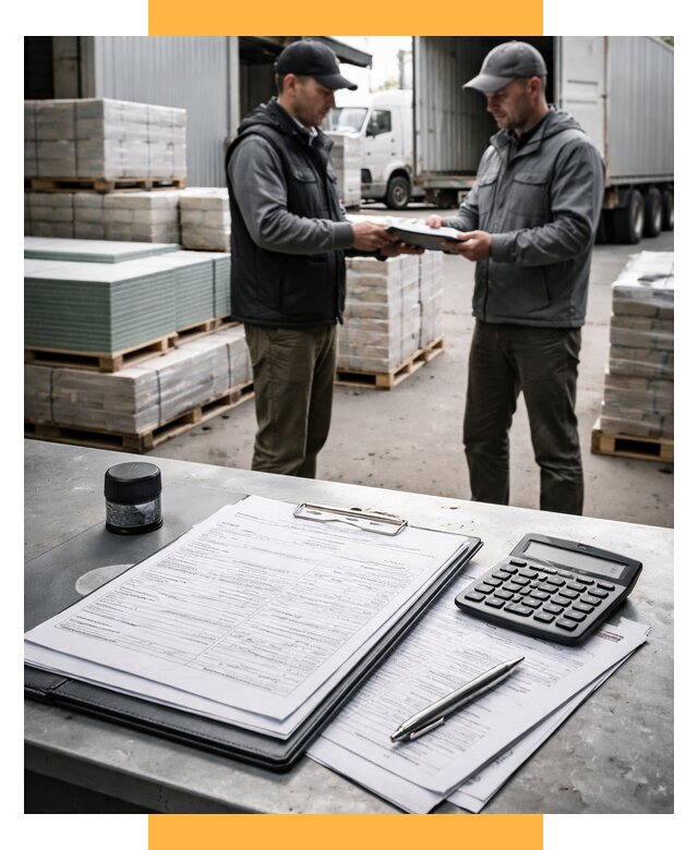 Таможенное оформление стройматериалов от 8600 р. | СетСервис-Клн