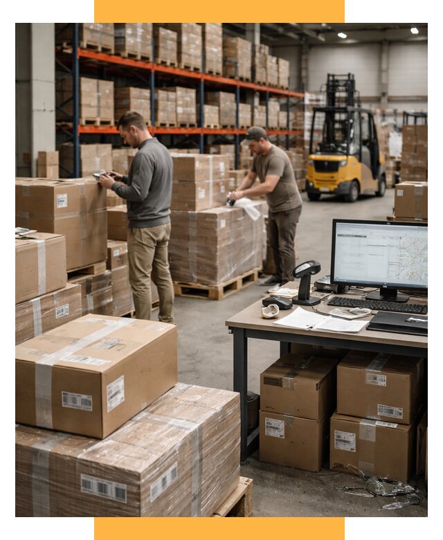 Склад консолидации в Европе от 6577 р., услуги СетСервис-Клн